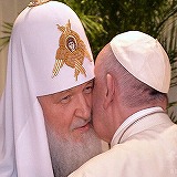 教皇、ロシア正教会のキリル総主教と歴史的会見